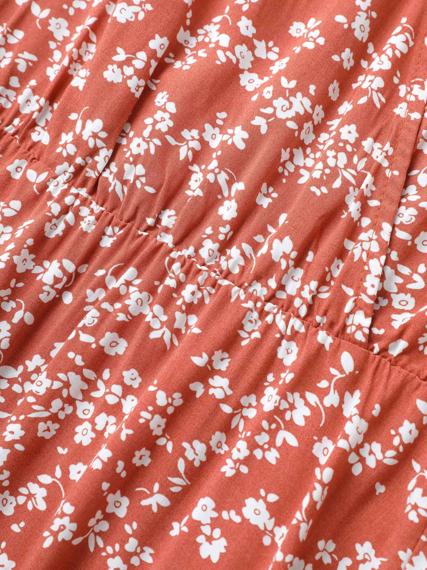 Bloom Dress - Flutter Sleeve Ditsy Floral Pocket Split Maxi Dress - Image 60