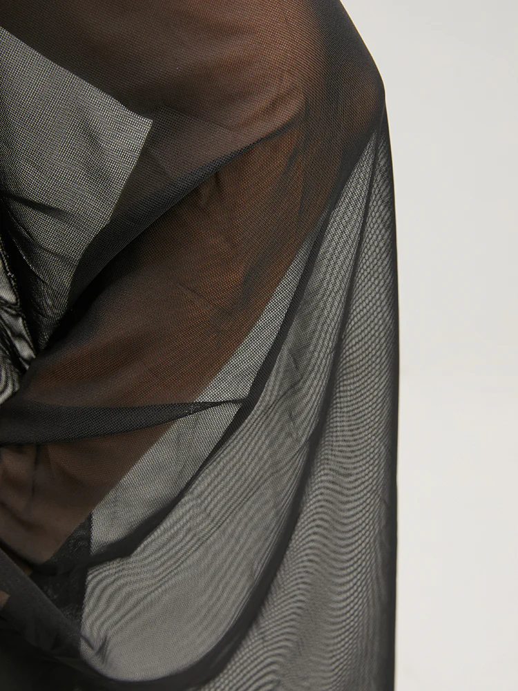 Halloween Moon And Star Bell Sleeve Pocket Crew Neck Midi Dress - Image 5