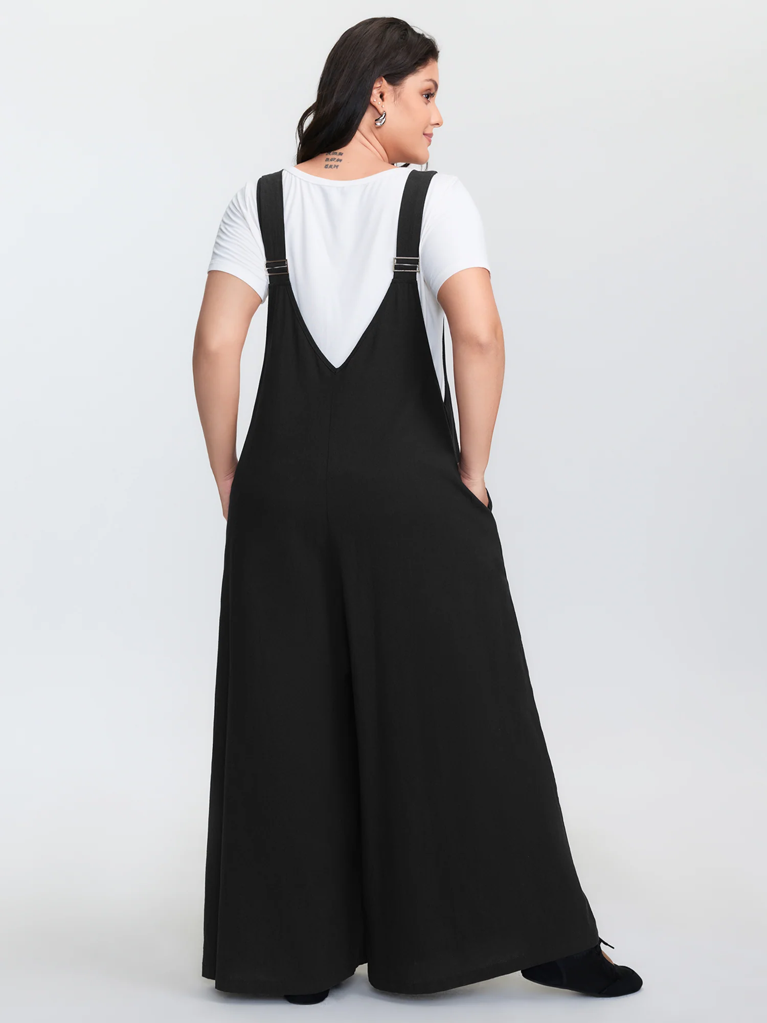 Pure Cotton Adjustable Straps Jumpsuit - Image 4