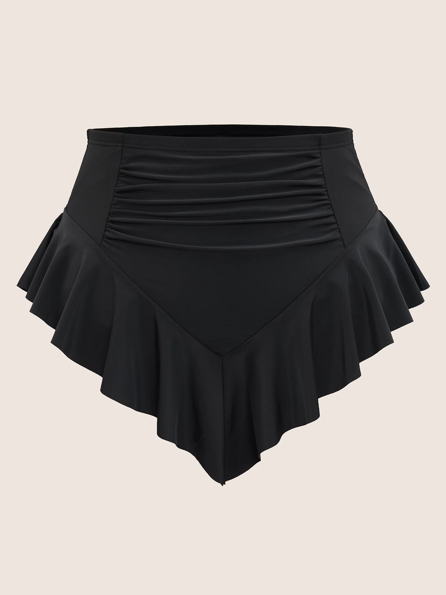 Ruffle Trim Ruched Front Swim Bottom - Image 6
