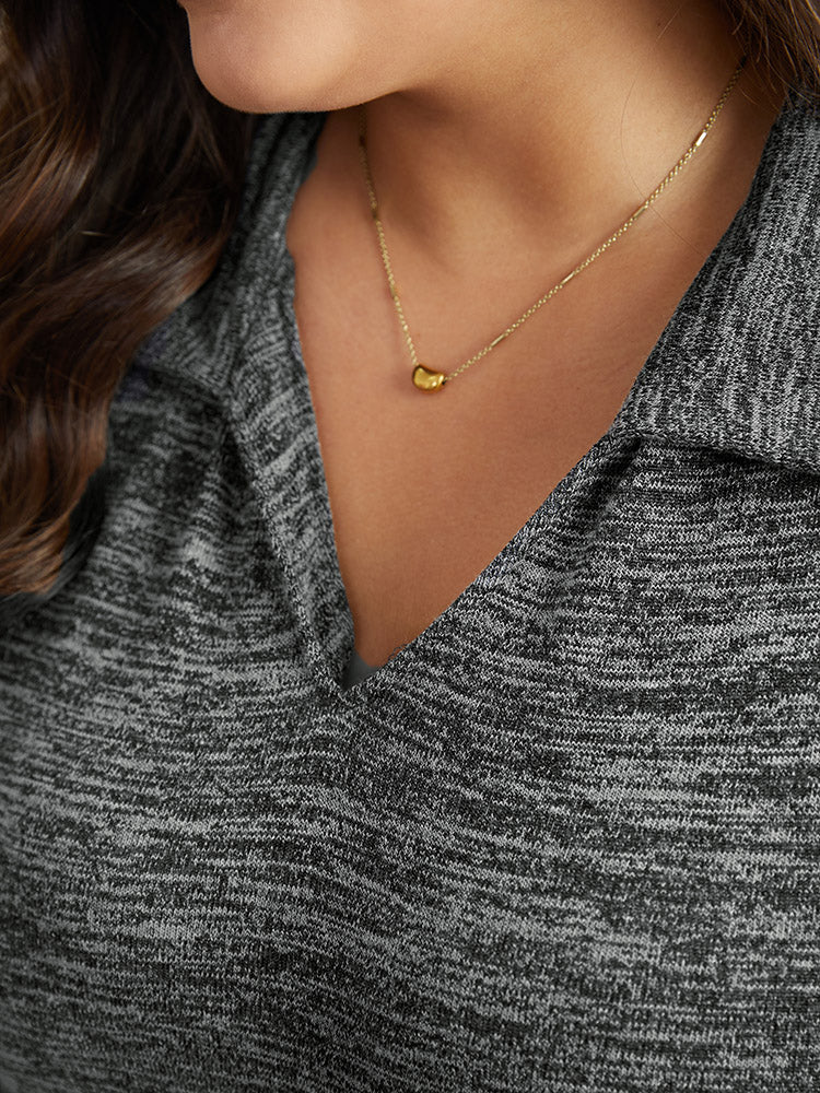 Solid Pocket Elastic Waist Ties Split Hem Dress - Image 8