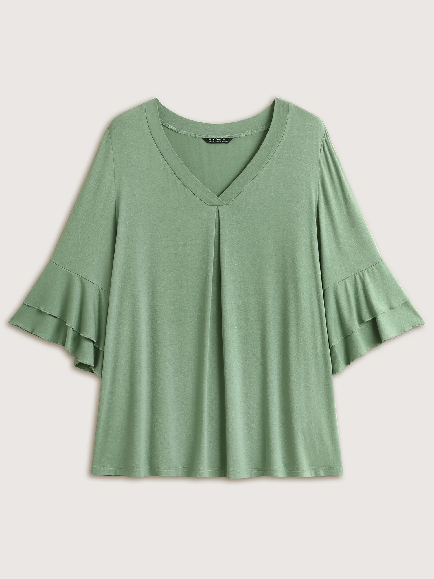 Supersoft Essentials Ruffle Layered Sleeve Pleated T-shirt - Image 21