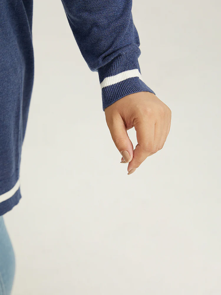 Supersoft Essentials Star Contrast Trim Button Through Cardigan - Image 9